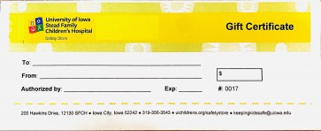 $50 Safety Store Certificate