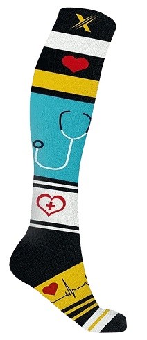 Medical Logo Compression Socks - Small/Medium