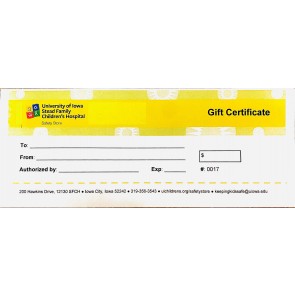 $15 Safety Store Certificate