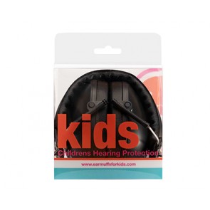 Ems4 Kids Child Earmuffs - Black