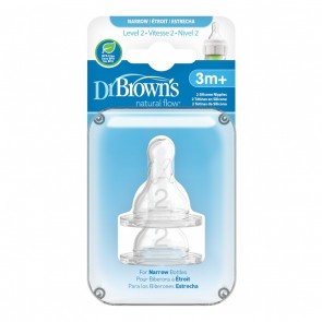 Dr. Brown Level 2 Nipple 2-Pack