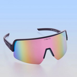 ro-sham-bo eyewear Ludicrous Speed Sport Youth w/Rainbow Mirrored Lens and Black Frame